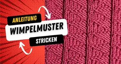 Strickmuster Wimpel