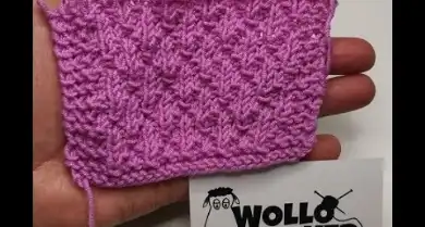 Rautenmuster stricken mit Wolloholiker