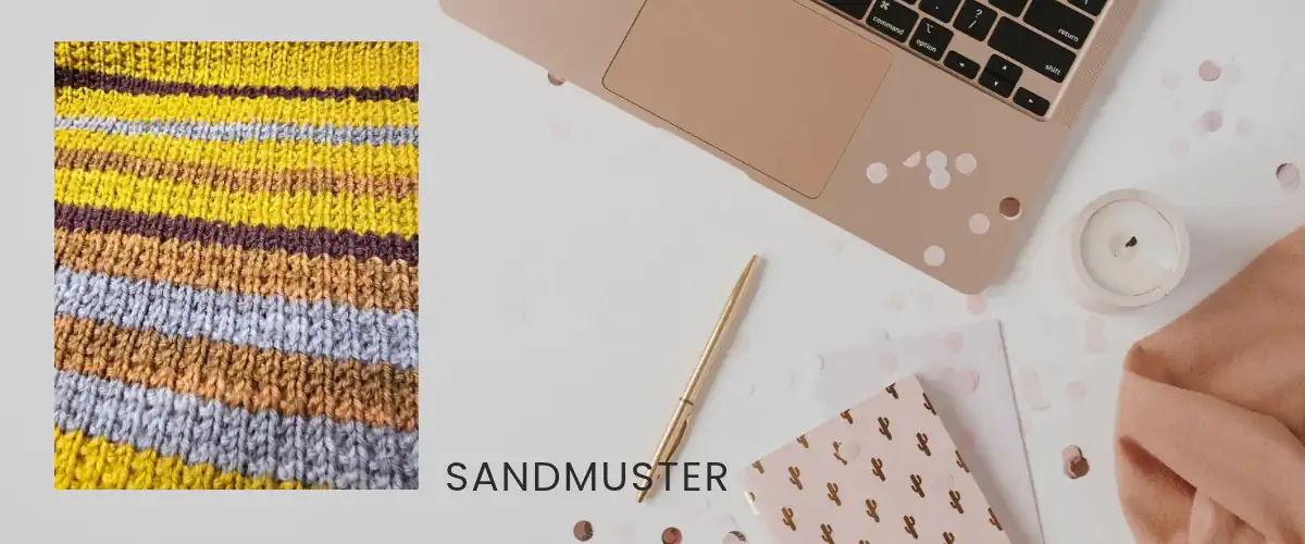 Strickmuster: Das Sandmuster