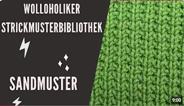 Strickmuster: Sandmuster