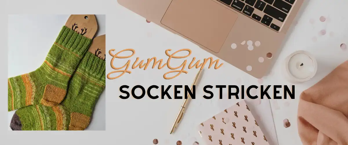 So strickst du deine ersten Gum-Gum-Socken