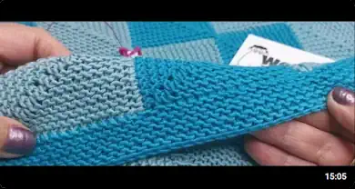 Patchworkstricken - Eine Babydecke Teil 2