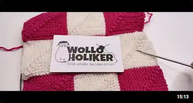 Patchworkstricken - Eine Babydecke Teil 3