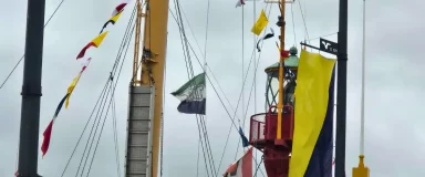 Schiffsbohrwurm häkeln auf den Maritimen Tagen 2026 in Bremerhaven