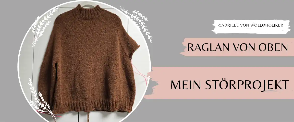 Mein neuer Raglan von oben