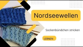 B&uuml;ndchen Nordseewellen einfach stricken