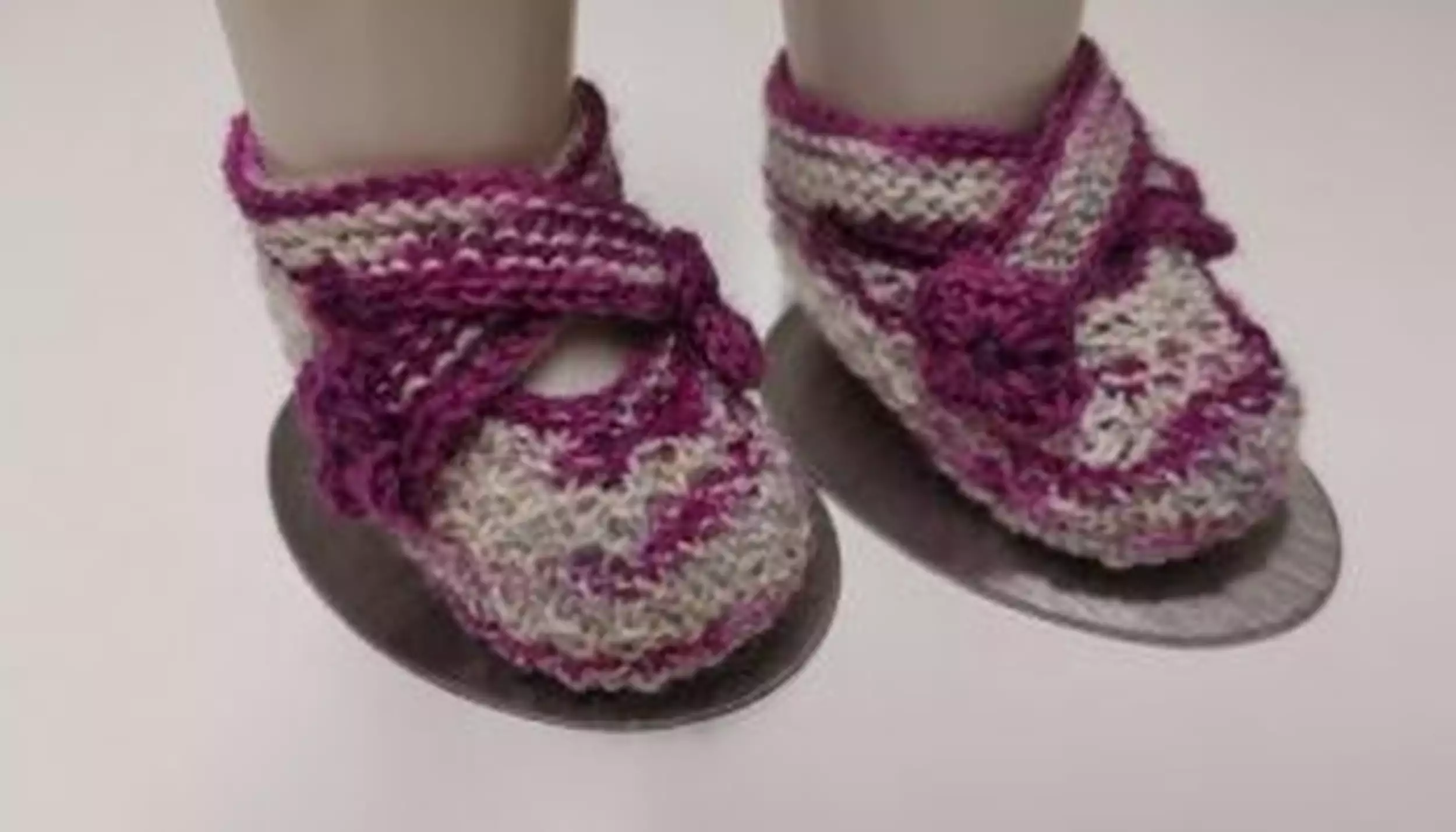 Baby Ballerina Schuhe stricken mit Wolloholiker