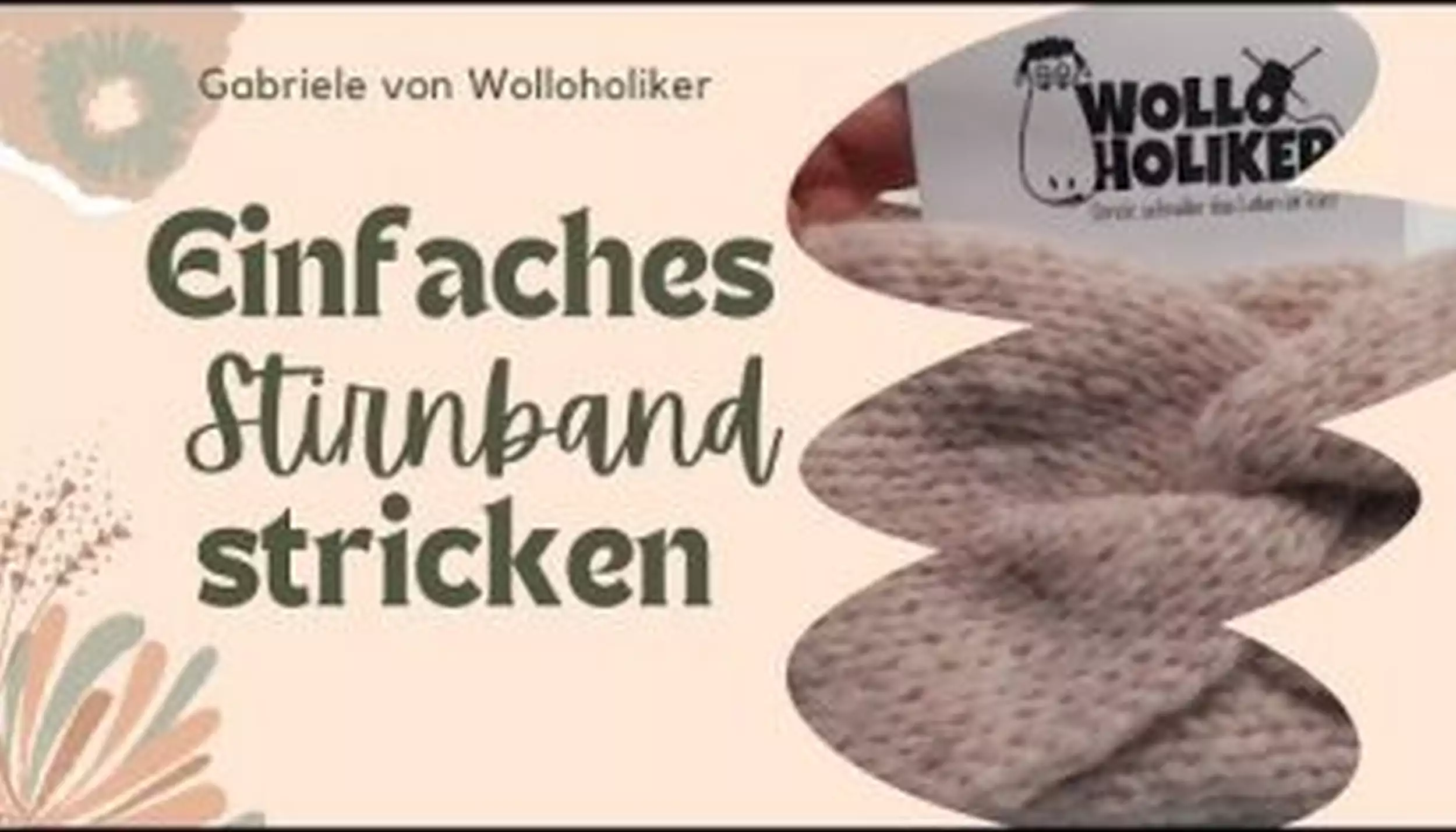 Einfaches Stirnband stricken