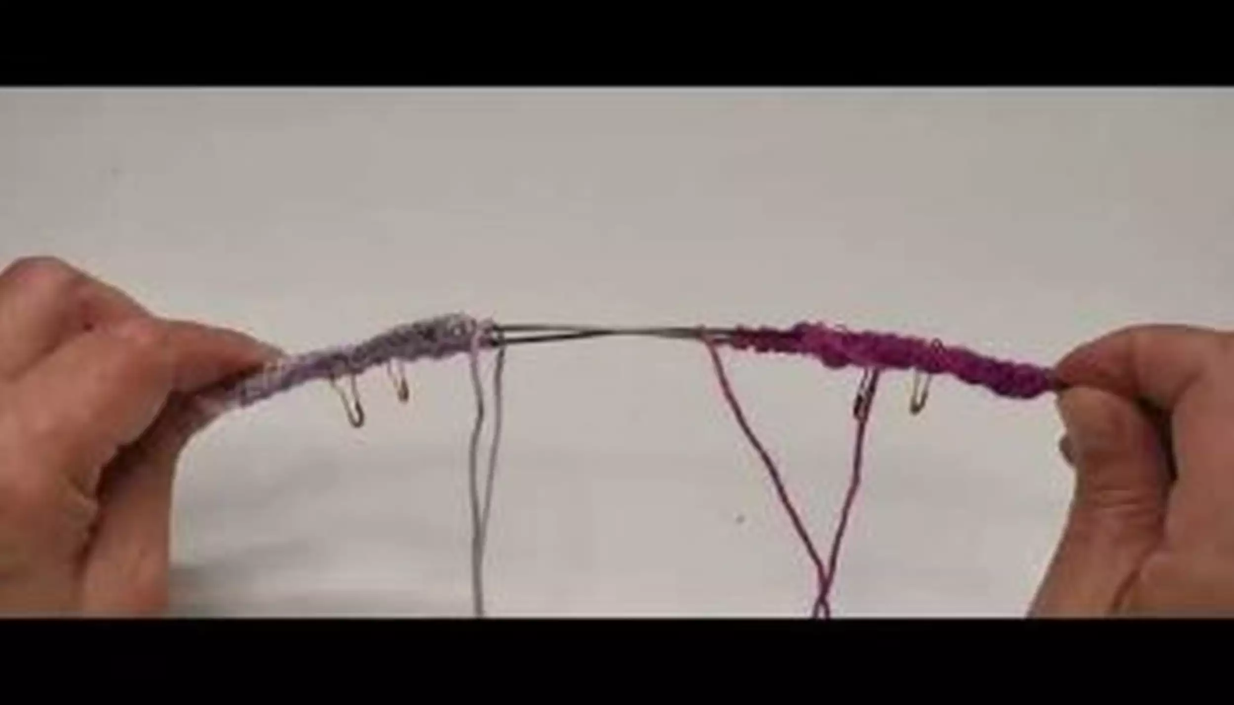 Socken auf zwei Rundstricknadeln gleichzeitig stricken