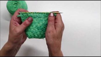 Versetztes Rippenmuster