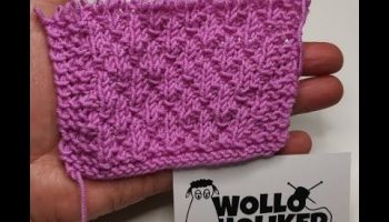 Rautenmuster stricken mit Wolloholiker