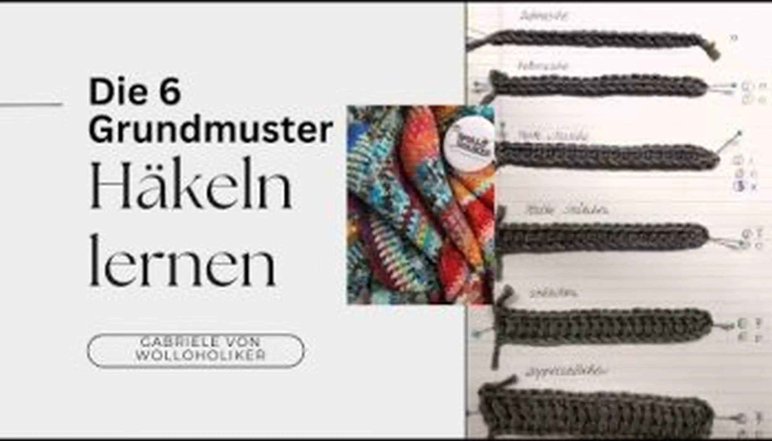 H&auml;keln lernen f&uuml;r Anf&auml;nger: Die 6 Grundmuster