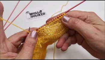 Dreiecksmuster stricken - Rechts-Links-Muster