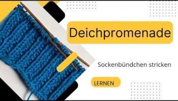 B&uuml;ndchenmuster Deichpromenade, nordisch, frisch und einfach